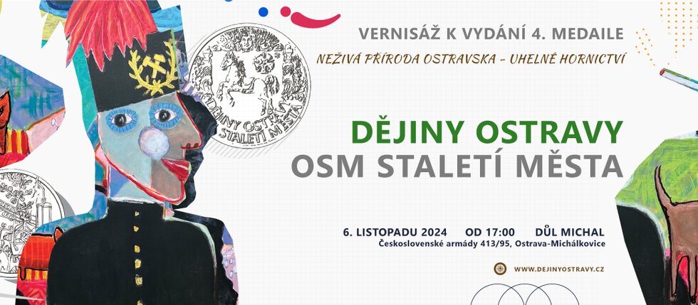 Představení 4. medaile z cyklu DĚJINY OSTRAVY - OSM STALETÍ MĚSTA